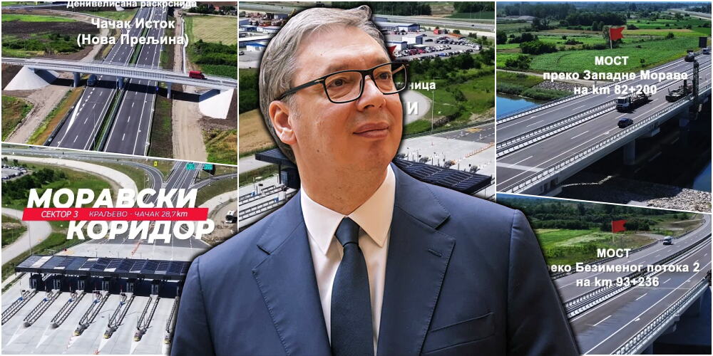 ISTORIJSKI DAN! VUČIĆ PRIKAZAO MORAVSKI KORIDOR Ovako izgleda deonica Adrani-Preljina pred otvaranje: Niko nije verovao da ćemo imati auto-put do Kraljeva VIDEO