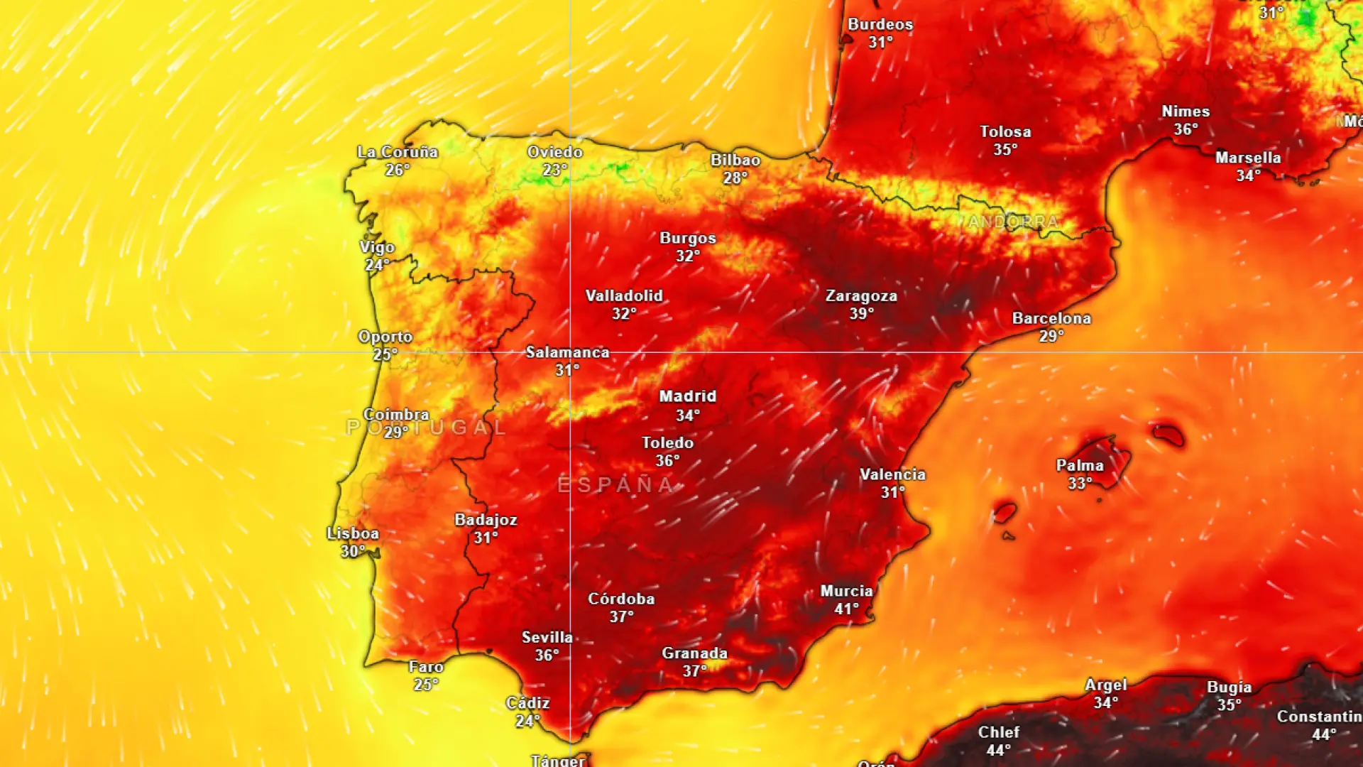  España arranca otra semana de calor extremo con diez comunidades en alerta y temperaturas de hasta 40 ºC 