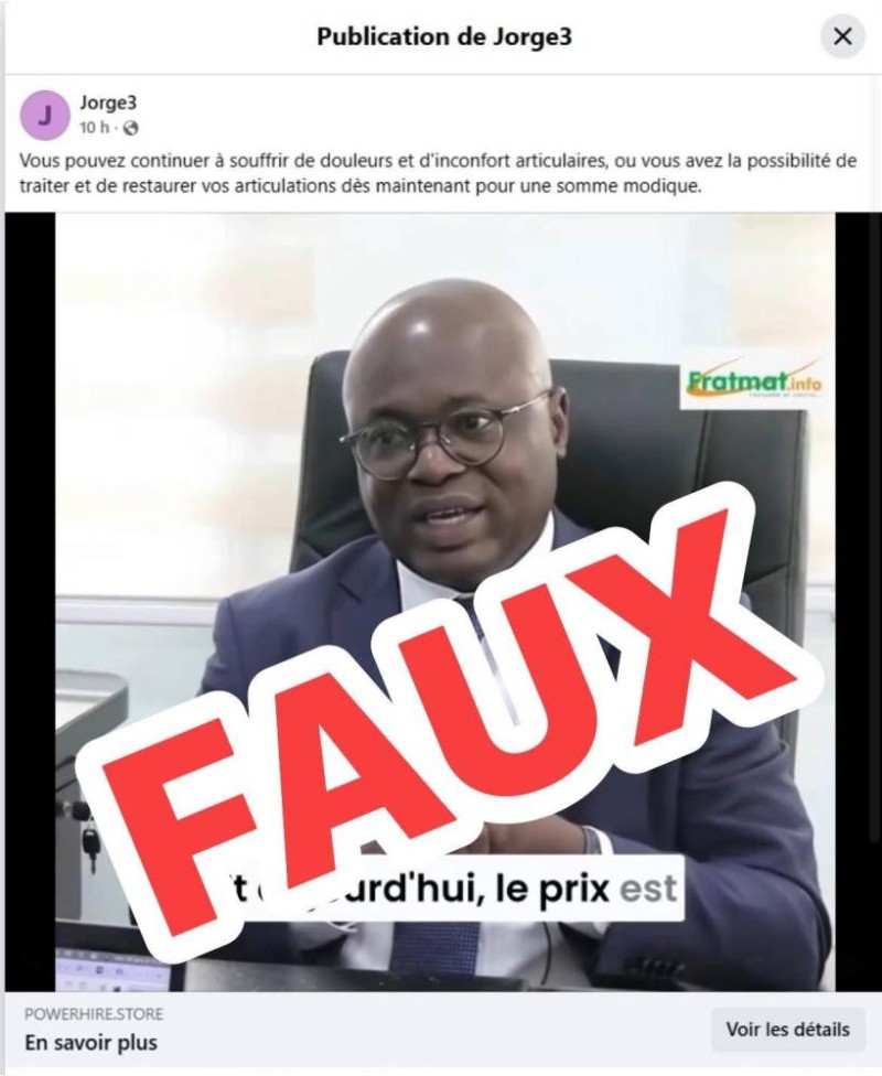 Le DG de l’ICA accusé à tort de promouvoir un médicament : mise au point de l’Institut