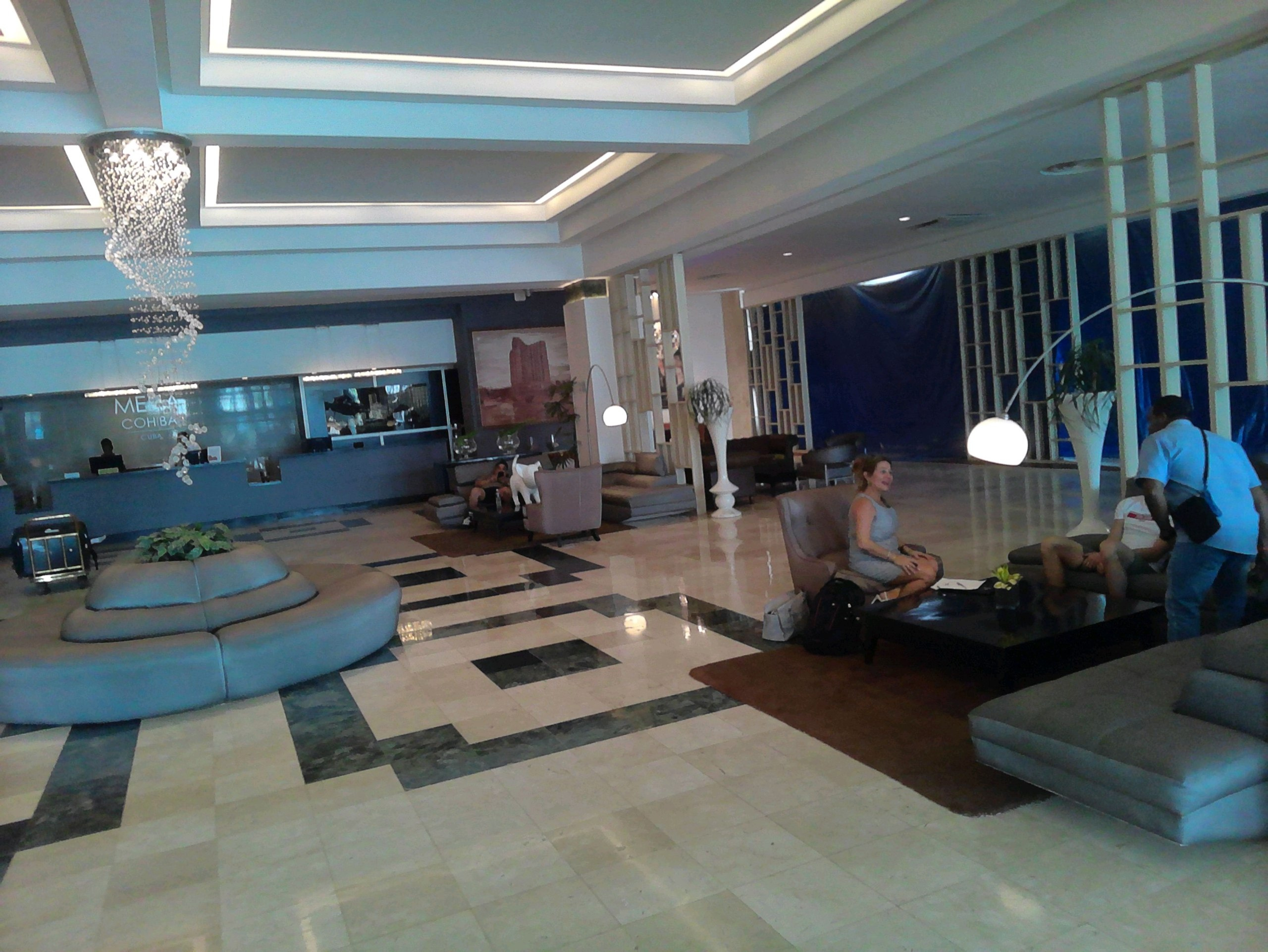 El Meliá Cohiba es uno de los pocos hoteles en Cuba en los que aún se puede ver a suficientes clientes.
