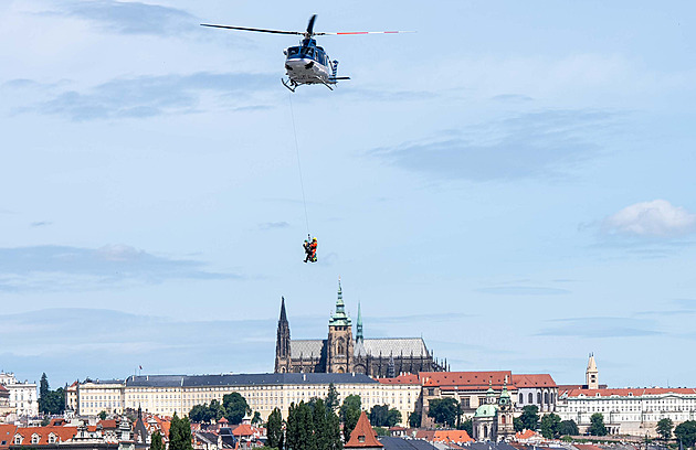 Na Vltavě pod Vyšehradem postaví Praha plovoucí heliport pro záchranáře