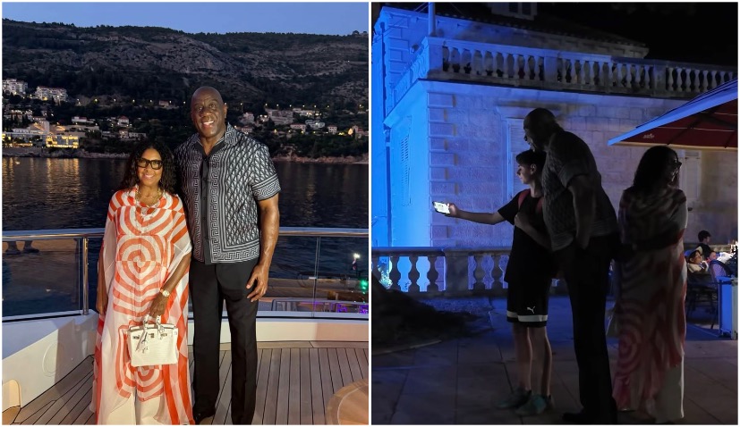 Magic Johnson returns to Croatia for another summer holiday