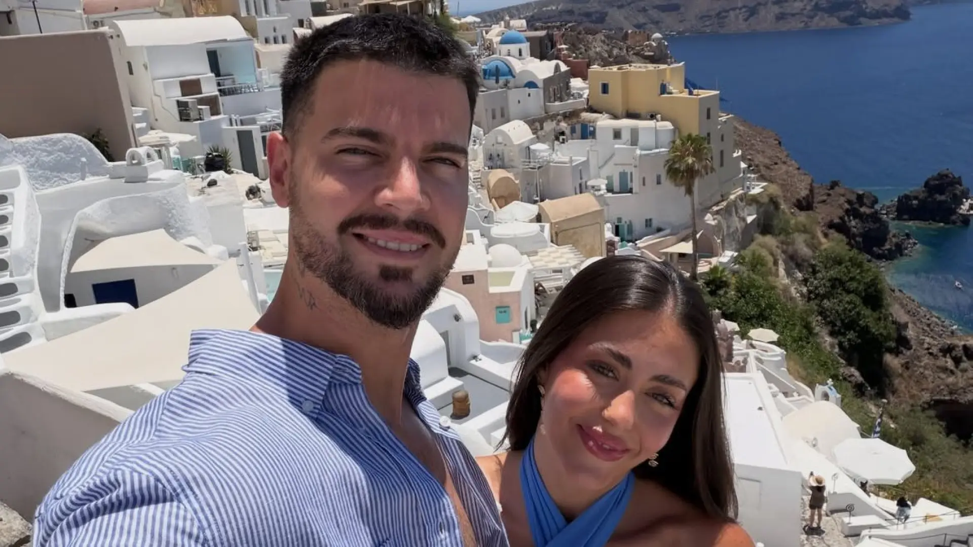  Un viaje de película lleno de contratiempos: así fue la escapada de Rosario Matew y Stiven Iniesta por Grecia 