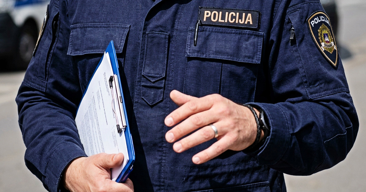Šibenski policajac optužen da je uzeo novac teško bolesne supruge