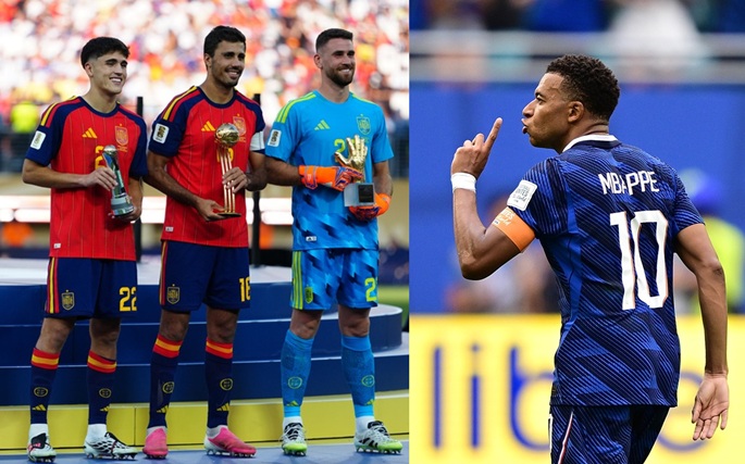Rodri, Mbappe, Simon, Cubarsi headline WC award winners