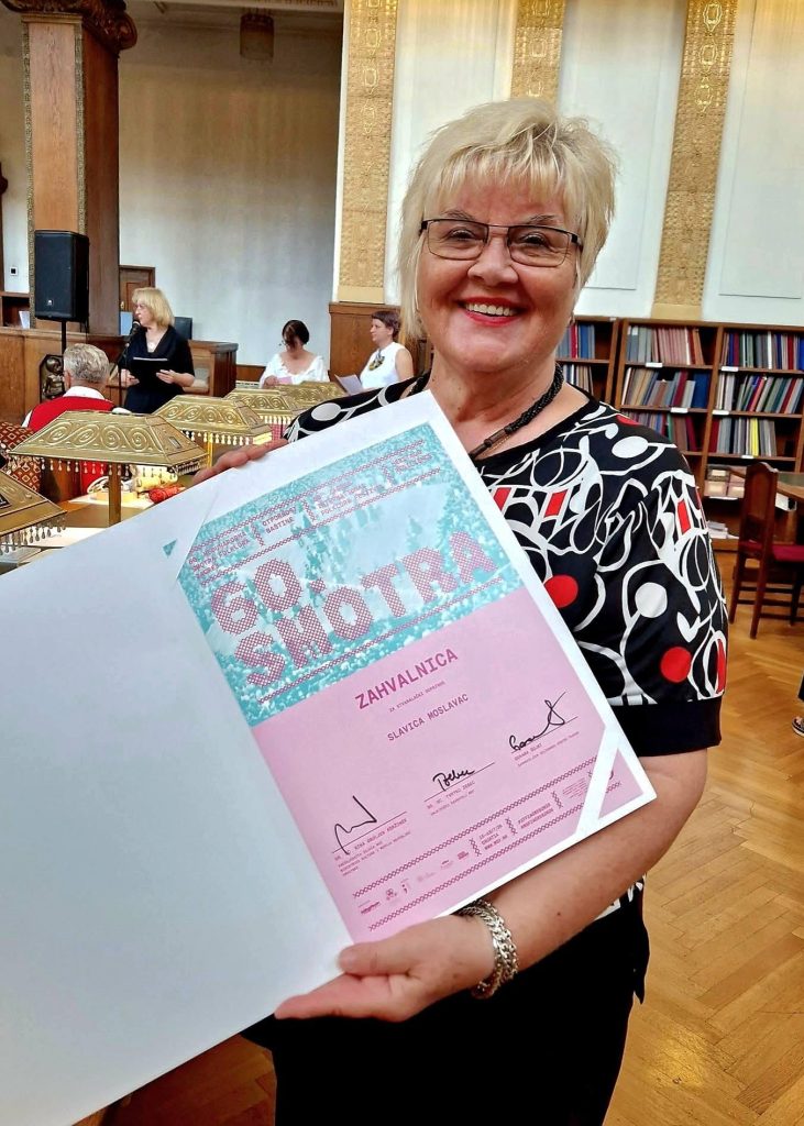 Slavici Moslavac Zahvalnica Međunarodne smotre folklora