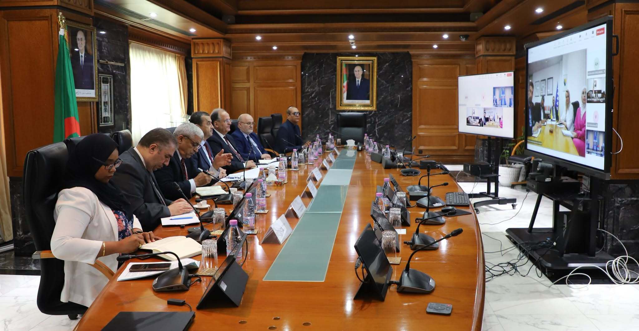 عرقاب يبحث مع نظيره البوسني فرص التعاون في النفط والغاز ونقل التكنولوجيا