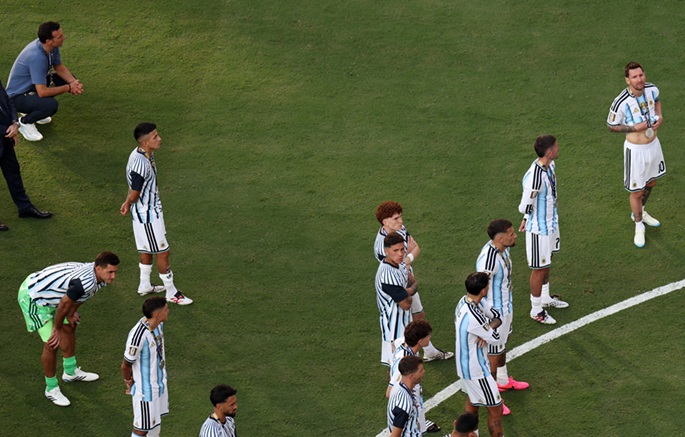 Argentina criticised for 'classless' conduct during trophy presentation ceremony