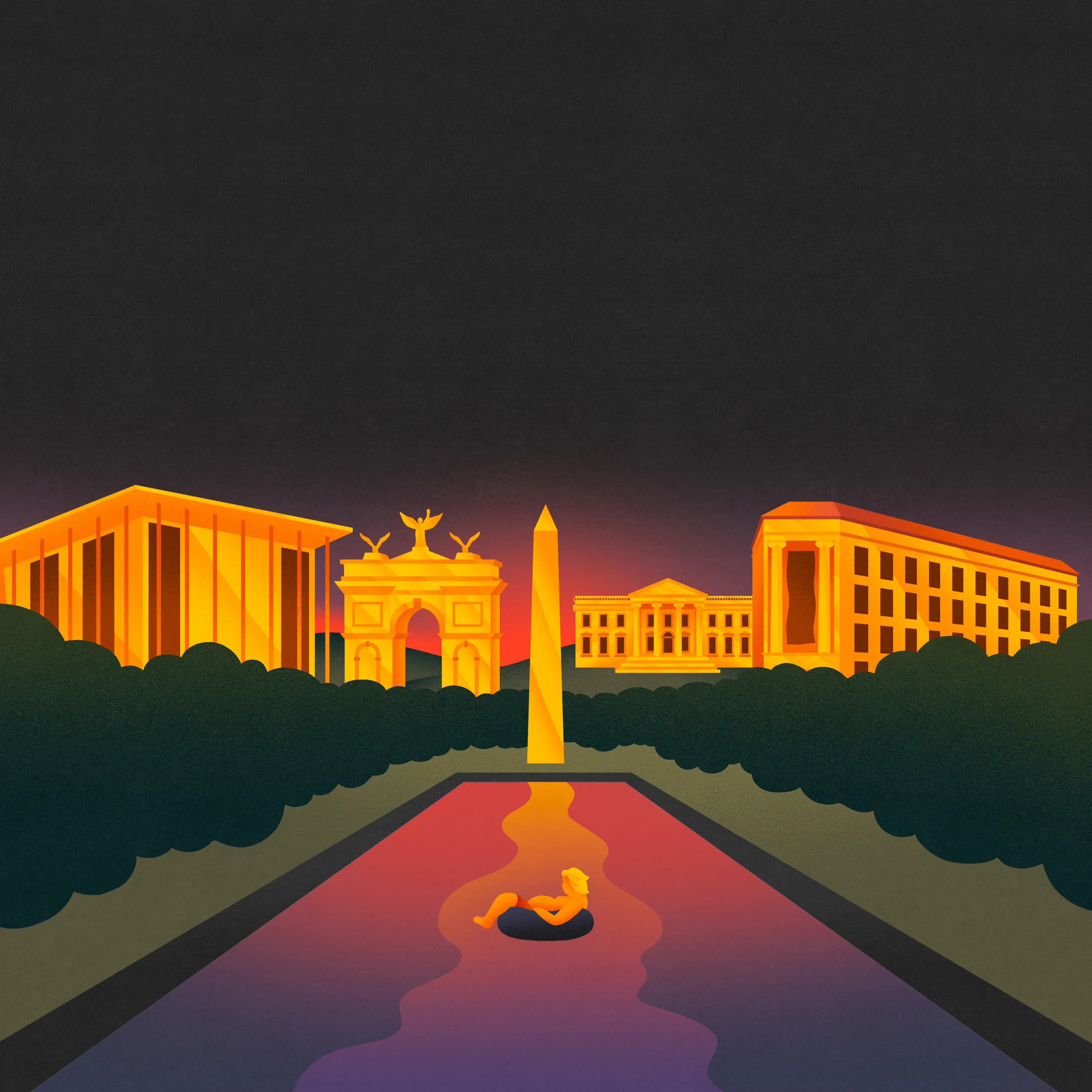 The Absurd Virtual Spectacle of Trump’s D.C.