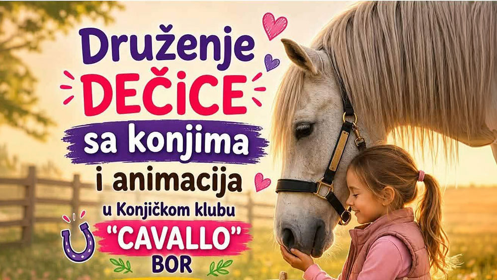 U nedelju u Konjičkom klubu „Cavallo“ iz Bora bogat program za decu i porodice