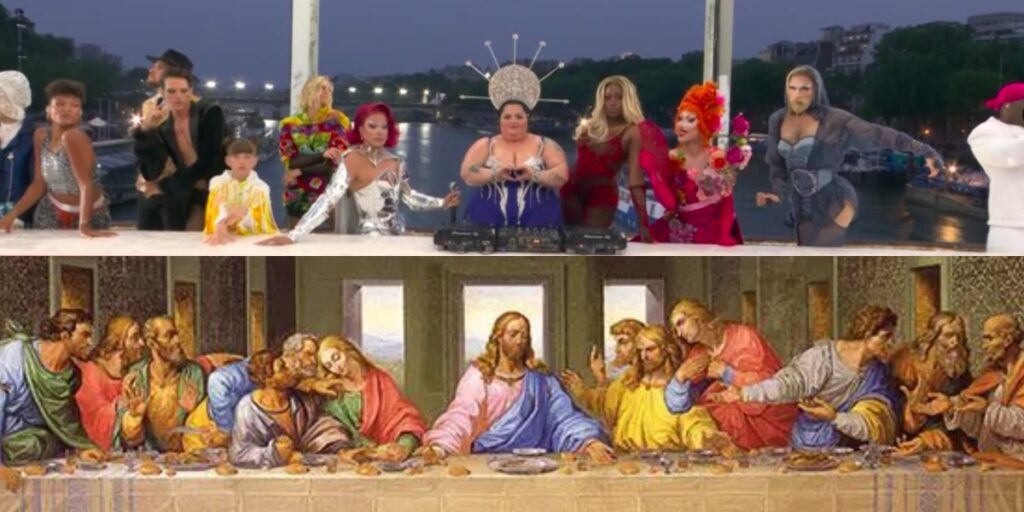 VIDEO | O lesbiană supraponderală care a parodiat Cina cea de Taină la Jocurile Olimpice de la Paris a fost forțată să coboare de pe o scenă de zeloții din Gaza