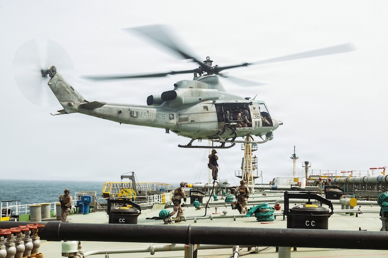 US strikes southern Iran for sixth consecutive night