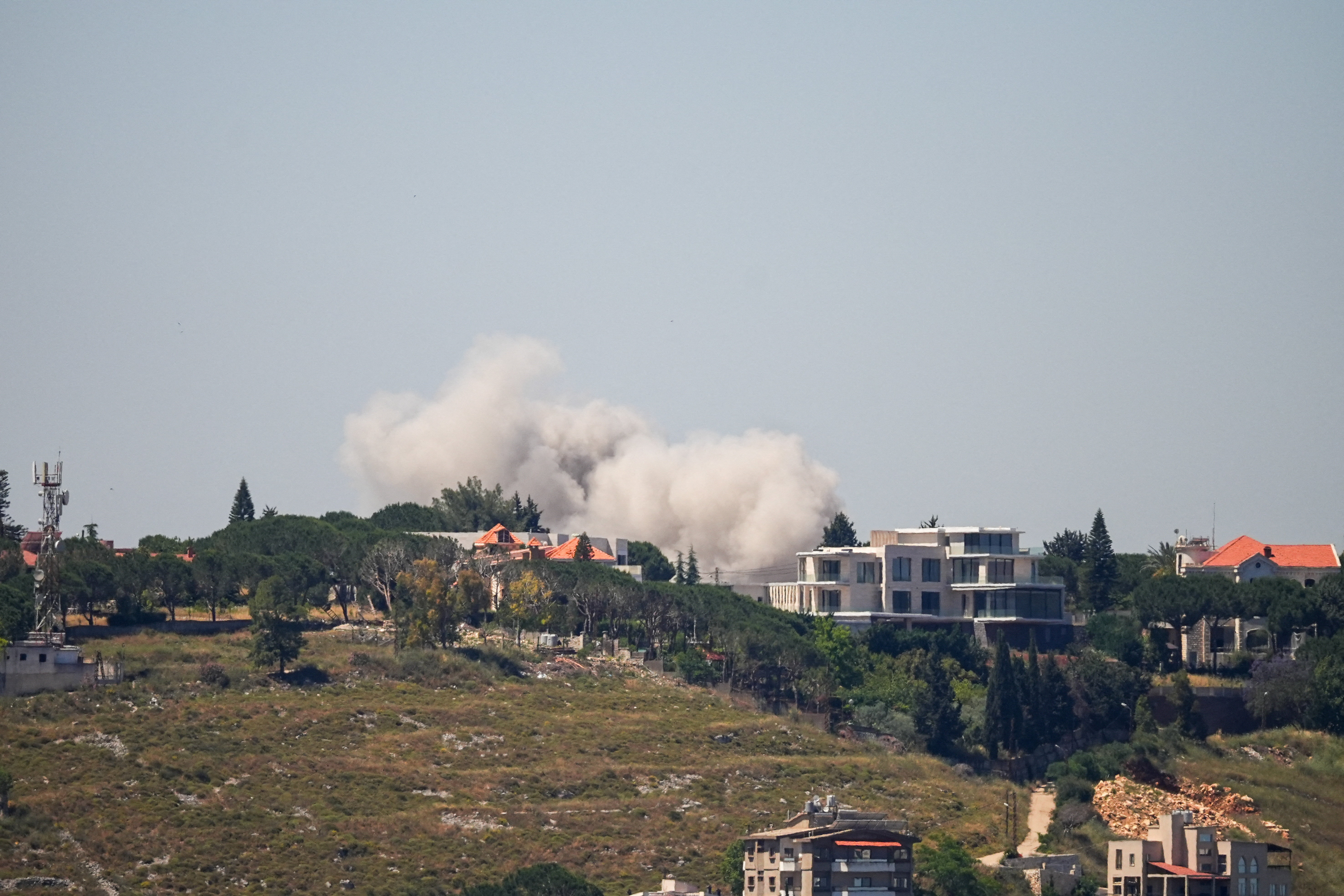 Israel strikes Lebanon as U.S.-brokered ceasefire yet to take hold, according to Lebanese president
