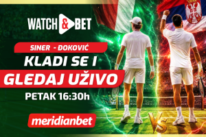SVI SU ČEKALI OVU INFORMACIJU: Evo gde možete gledati epski meč Đokovića i Sinera i kako da odmah uzmete 26.000 dinara!