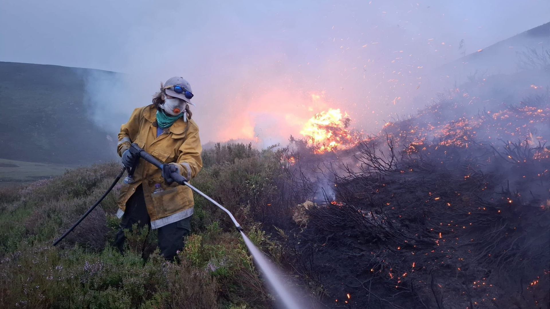 'Climate change is happening' warns Swinney as Cairngorms wildfire continues