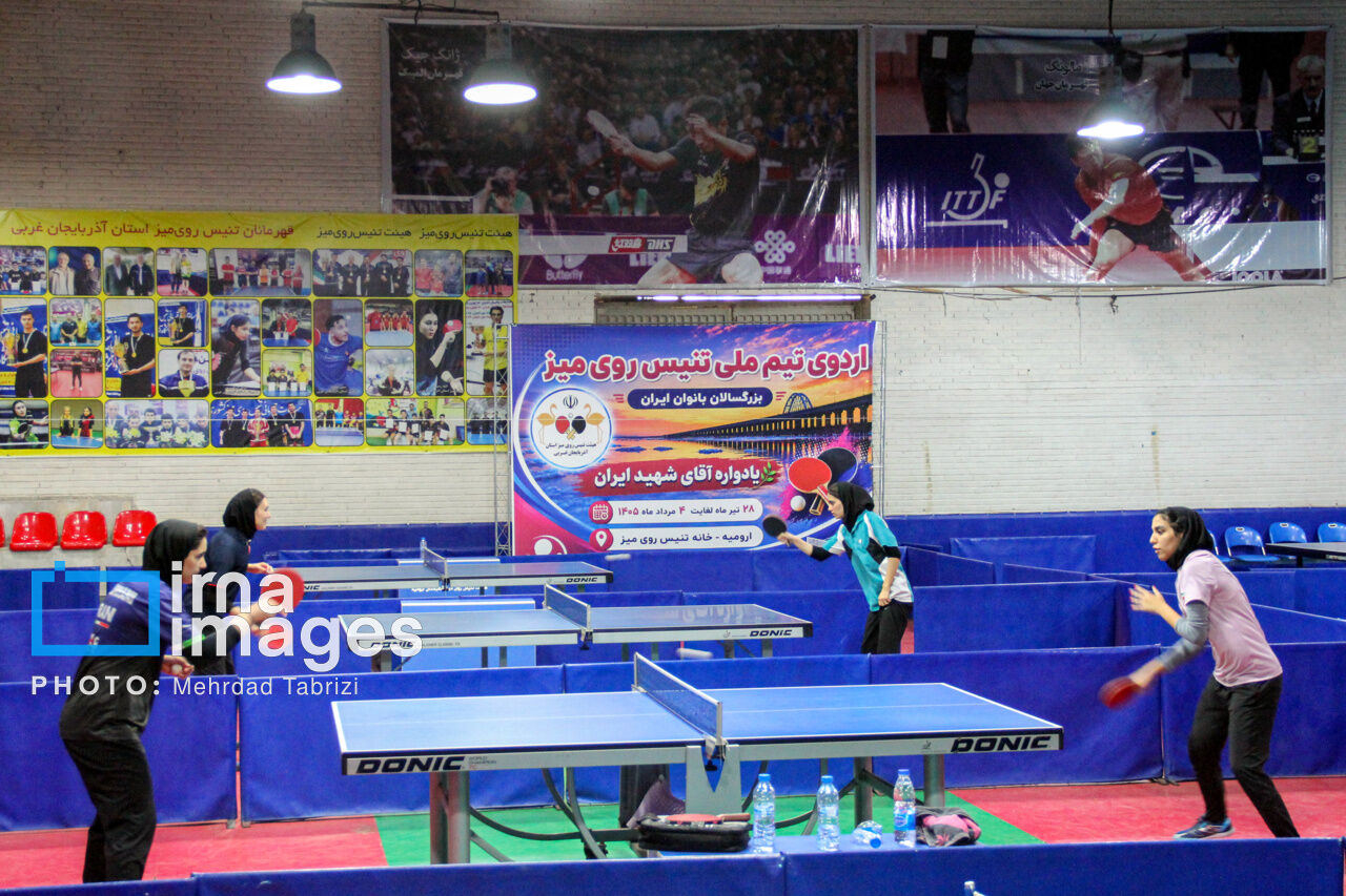 Iran women’s national table tennis team begins training camp