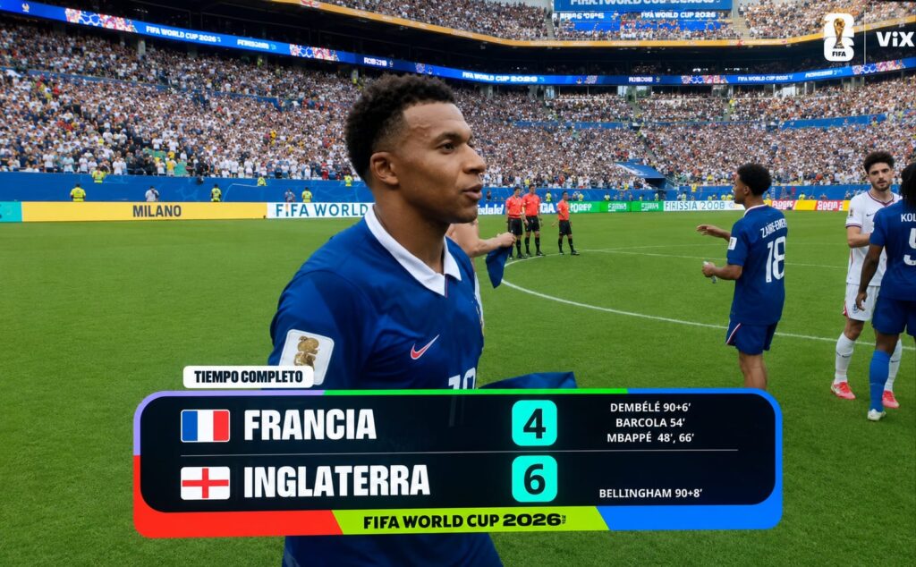 10 goles para la historia: La disciplina de Inglaterra vence al fútbol champagne de Francia
