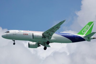 China's C919 to begin first international passenger route