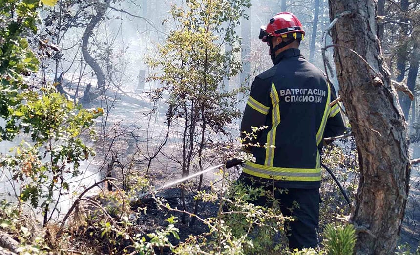 Požar u Gornjoj Gorevnici zahvatio 10 hektara, vatra bila nadomak kuća