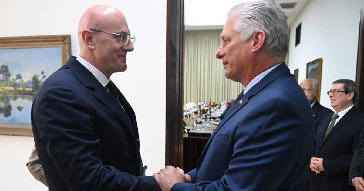 Chernishenko y Díaz-Canel, durante la visita del viceprimer ministro ruso a Cuba en 2025.