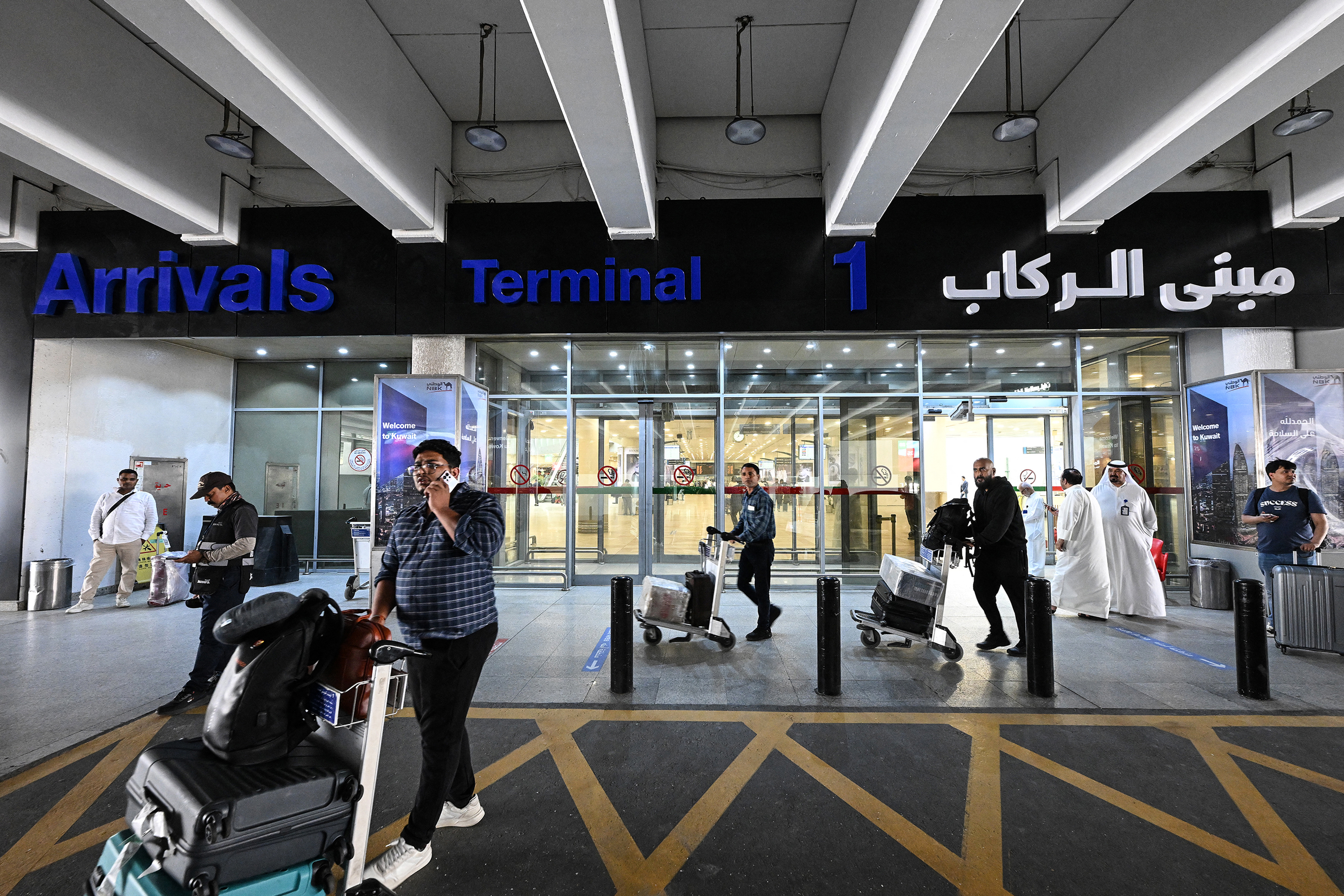 Iranian drone attack on Kuwait's airport kills 1, wounds dozens