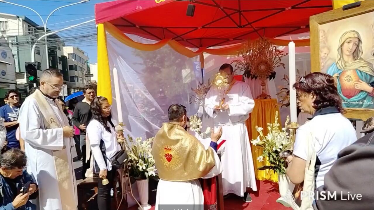 Corpus Christi mueve la fe de miles de bolivianos esta jornada