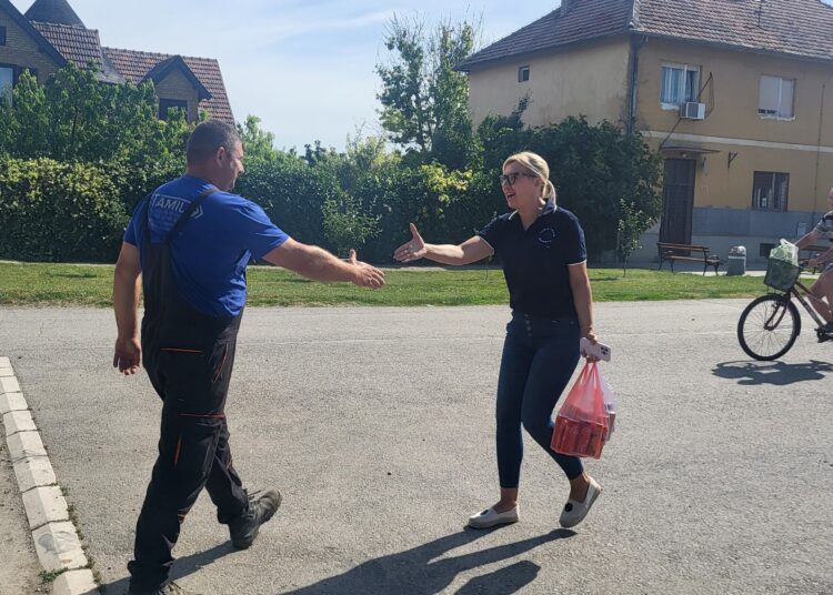 Sanirane udarne rupe u sva četiri mesta opštine Opovo i školski prilazi u Opovu i Sakulama