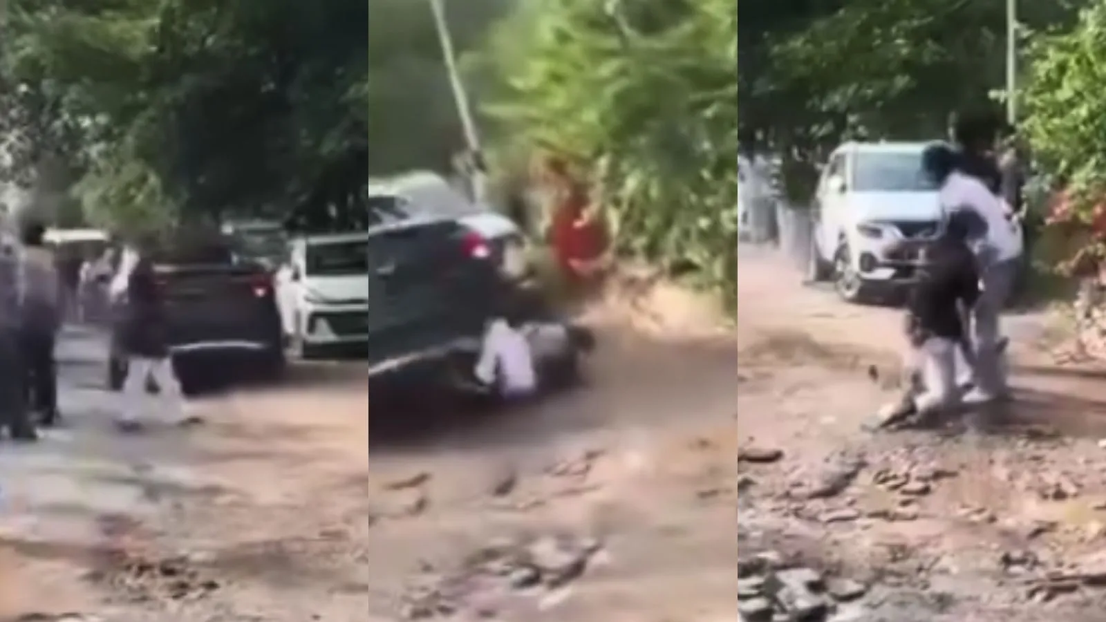 Speeding Mercedes runs over two outside Sector 26 nightclub, driver flees