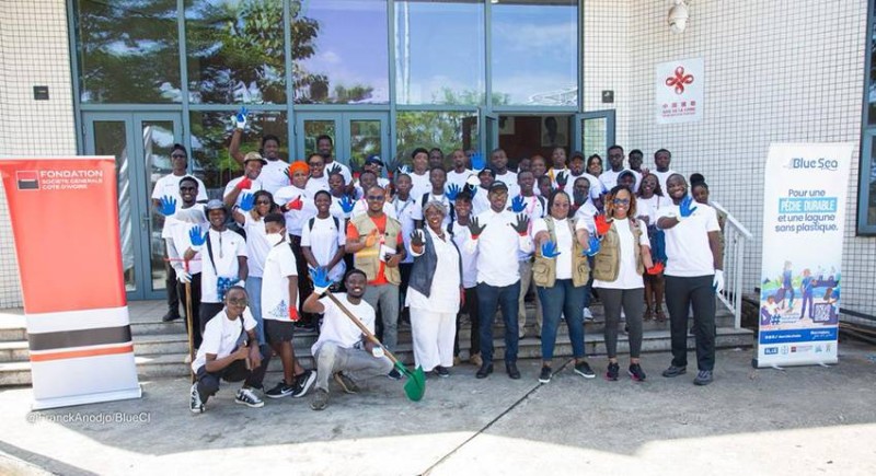 325 kg de déchets collectés par les collaborateurs de Société générale Côte d’Ivoire