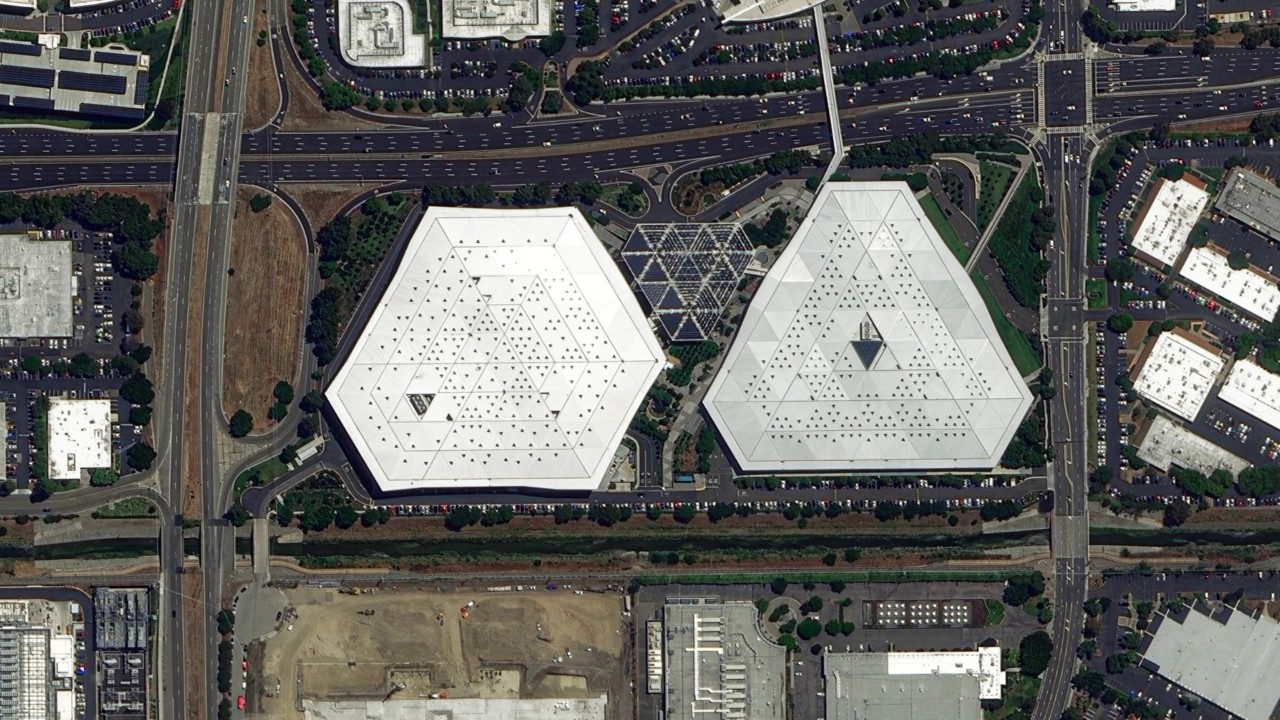 Chinese satellite company releases images of Nvidia, Apple HQs