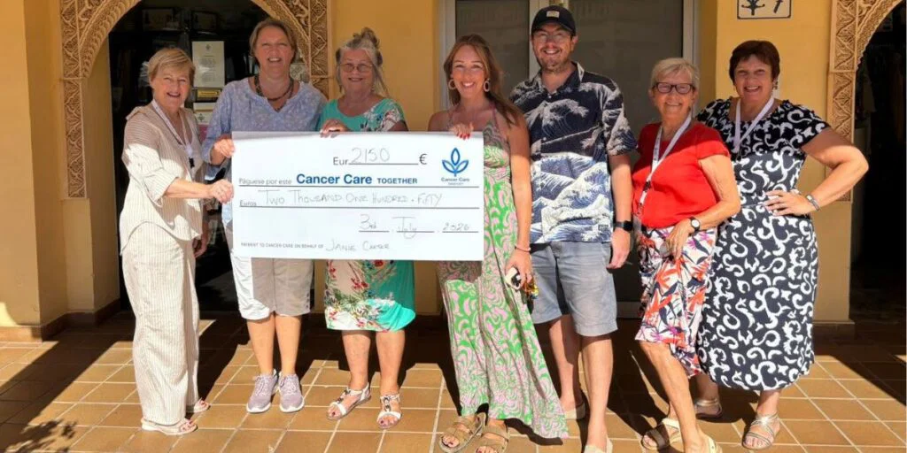 Mountain climb honours mother’s memory with a €2,150 boost for Cancer Care Jávea