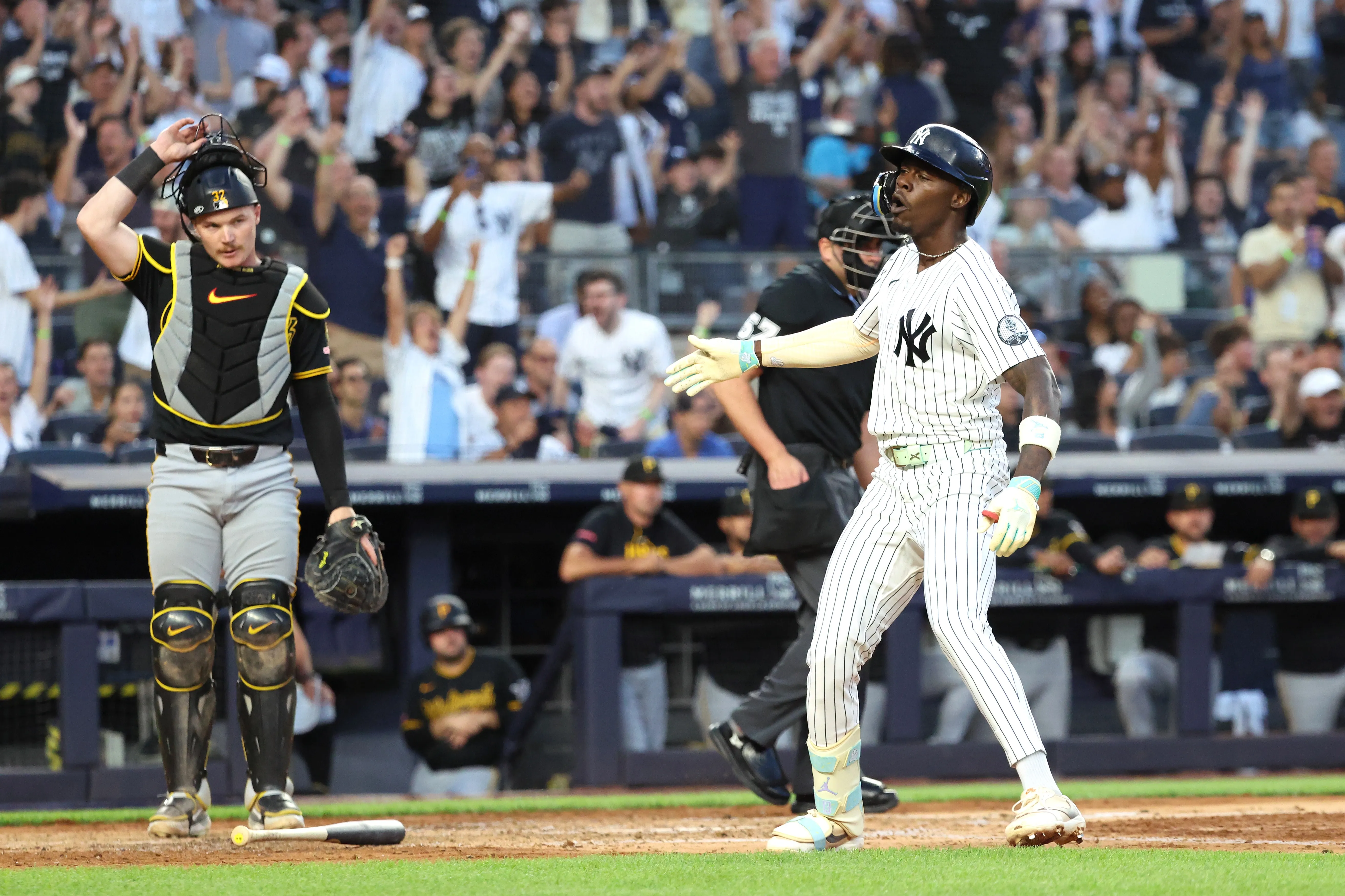 Jazz Chisholm Jr.’s two home runs lead breakout night for Yankees offense in win over Pirates